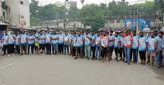 ময়মনসিংহে জুলাই গণঅভ্যুত্থান দিবসে প্রতীকী ম্যারাথন
